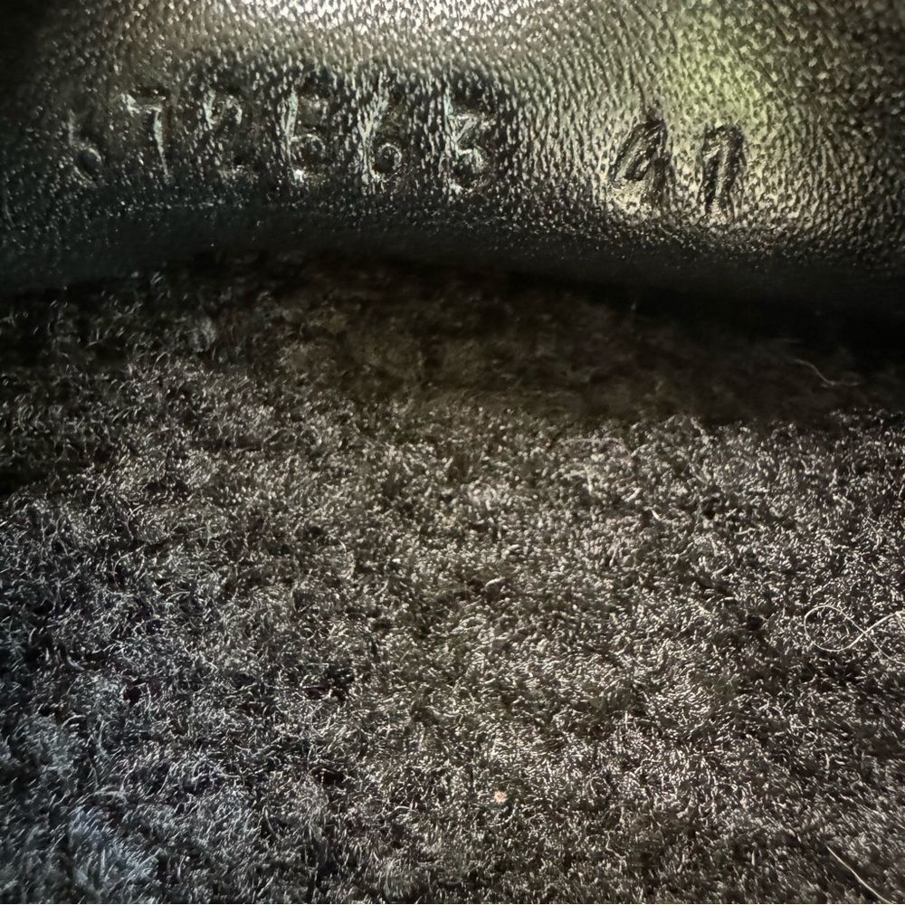 Balenciaga Men's Faux Shearling Slip On Mules Black EU Size 41 Unisex - Picture 12 of 14